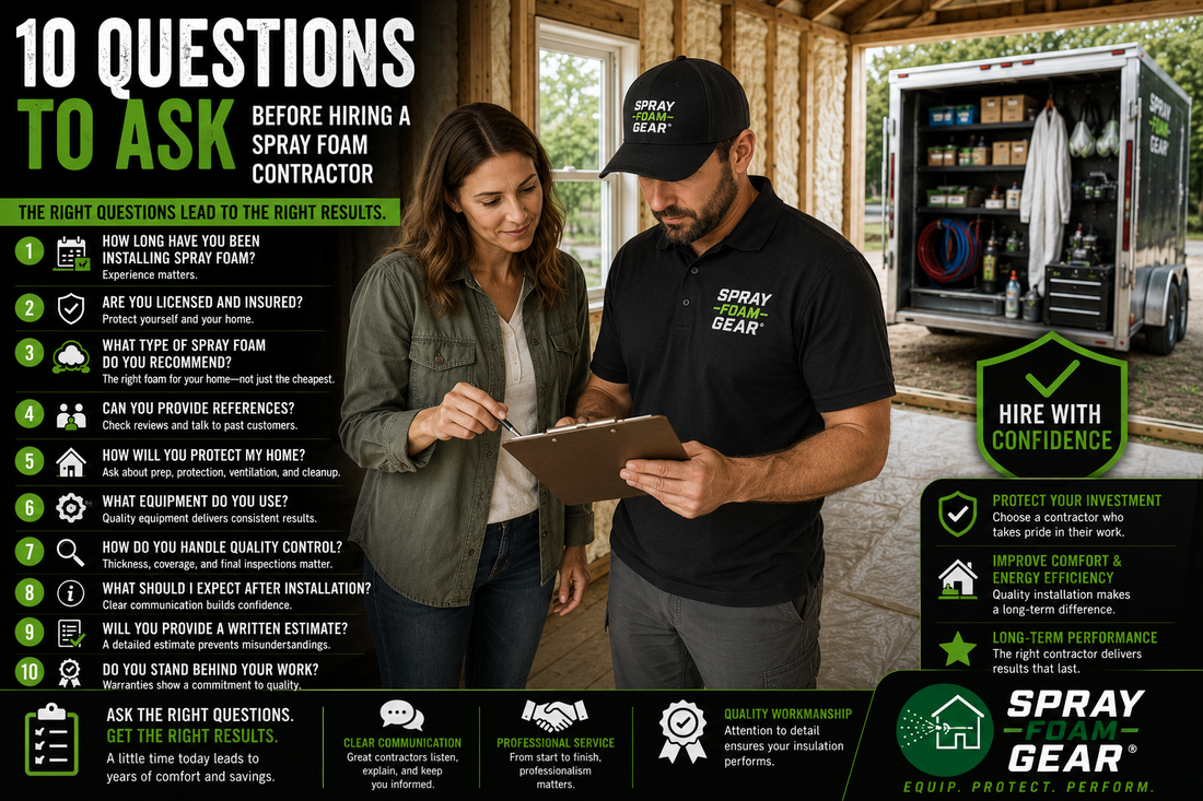 10 Questions Every Homeowner Should Ask Before Hiring a Spray Foam Contractor