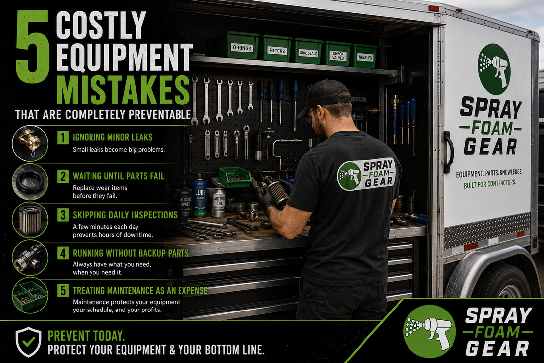 5 Costly Spray Foam Equipment Mistakes That Are Completely Preventable