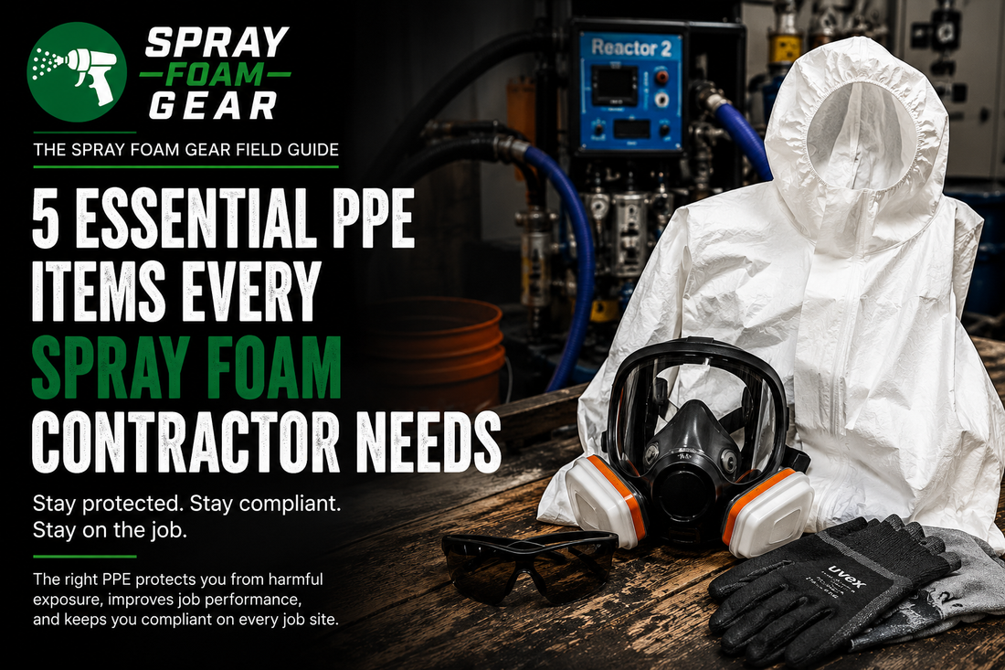5 Essential PPE Items Every Spray Foam Contractor Needs