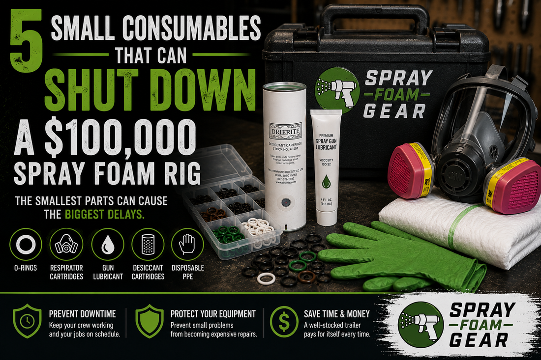 5 Small Consumables That Can Shut Down a $100,000 Spray Foam Rig