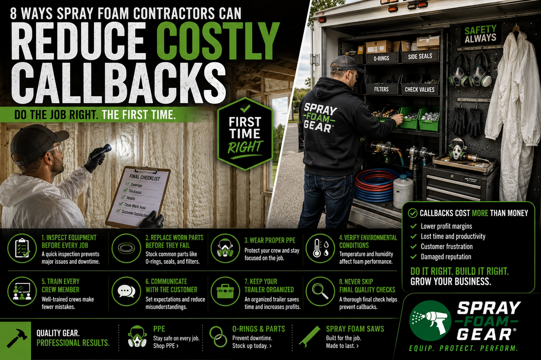 8 Ways Spray Foam Contractors Can Reduce Costly Callbacks