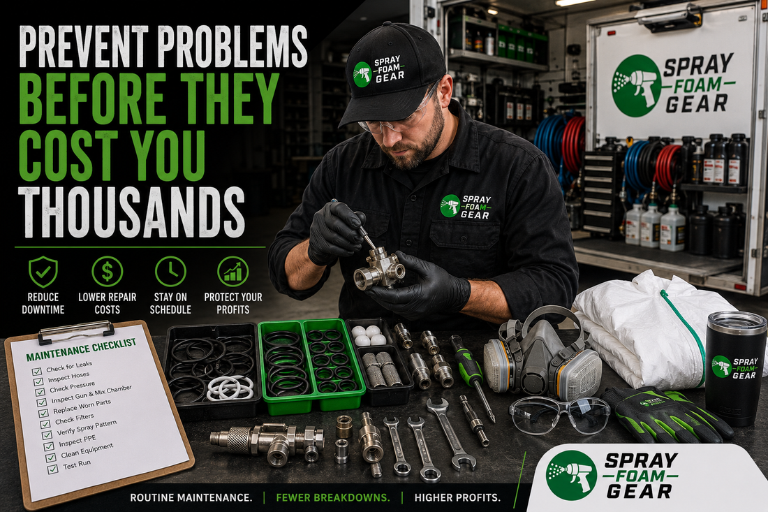 How Preventative Maintenance Saves Thousands in Spray Foam Equipment Repairs