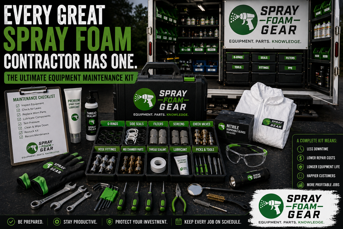 How to Build the Ultimate Spray Foam Equipment Maintenance Kit