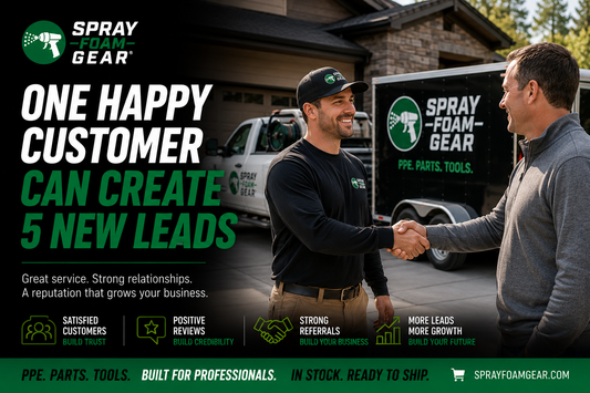 How to Turn One Happy Customer Into Five New Spray Foam Leads