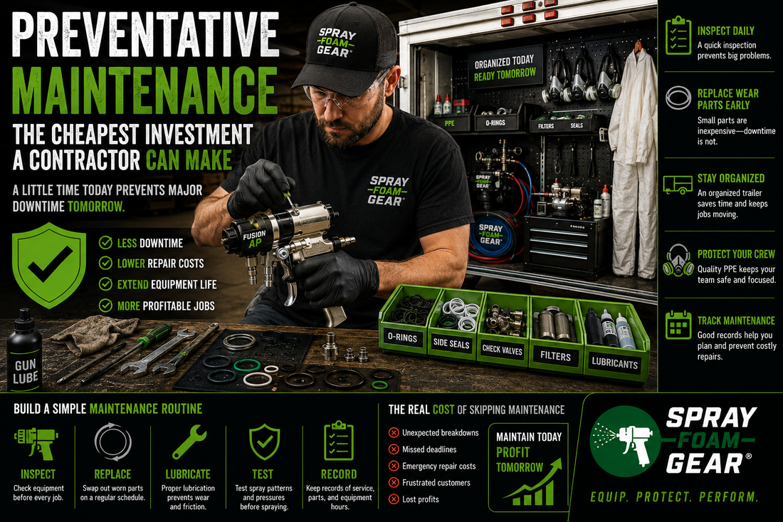 Preventative Maintenance: The Cheapest Investment a Spray Foam Contractor Can Make