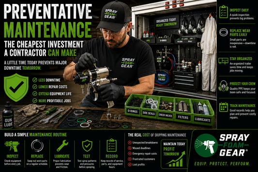 Preventative Maintenance: The Cheapest Investment a Spray Foam Contractor Can Make