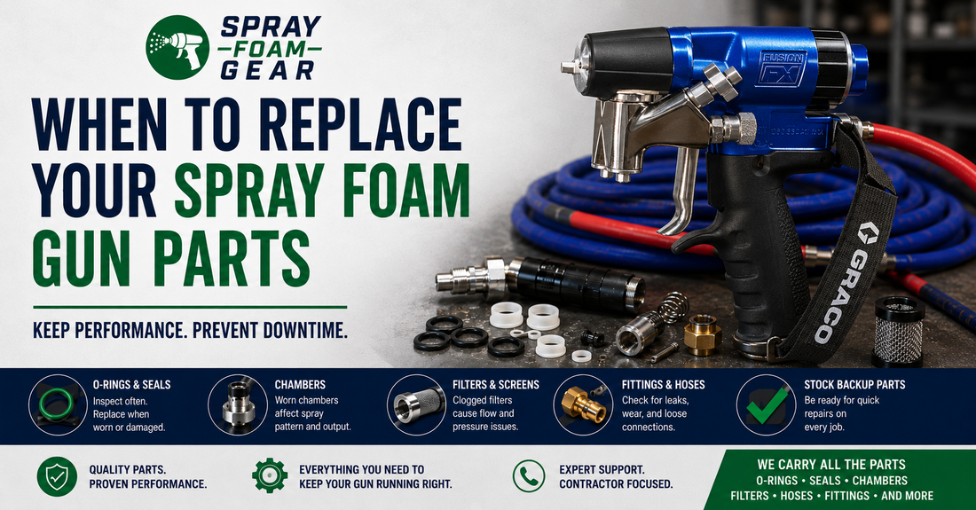 When to Replace Your Spray Foam Gun Parts