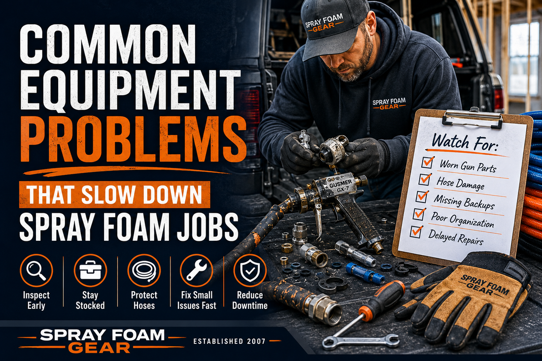Common Spray Foam Equipment Problems That Slow Down a Job