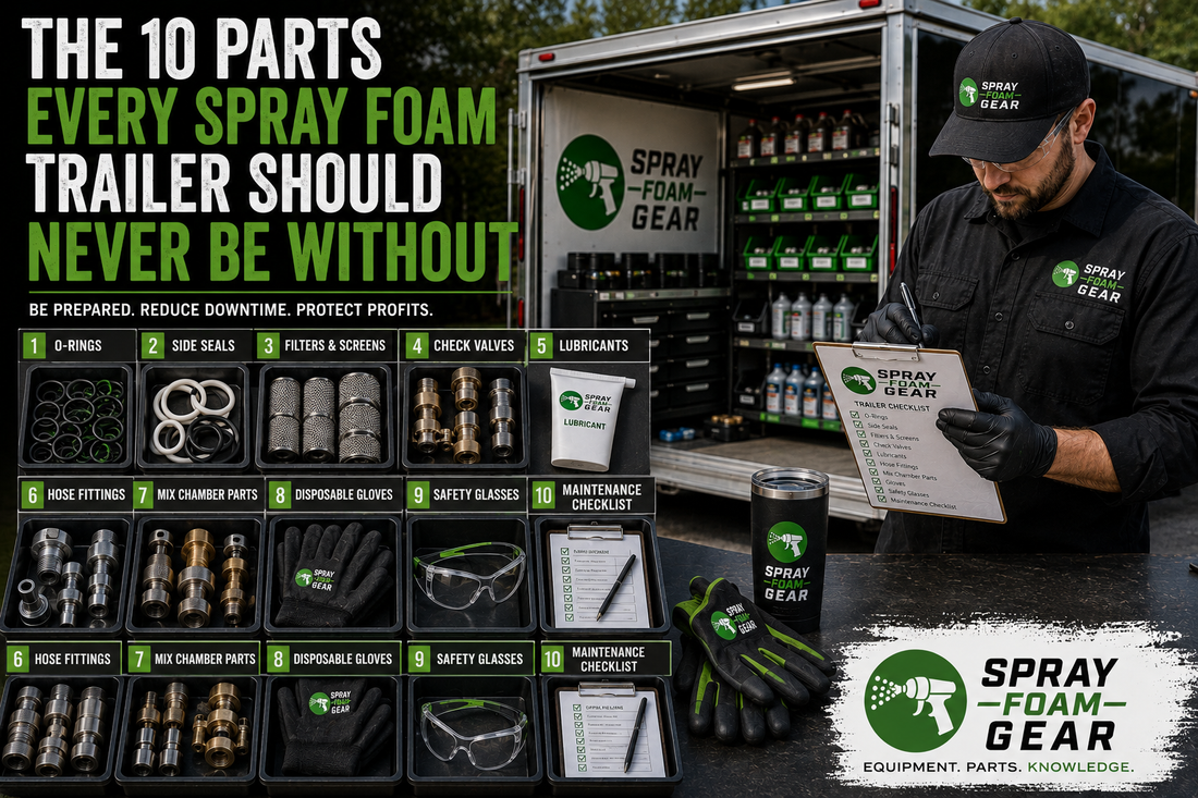 The 10 Spare Parts Every Spray Foam Contractor Should Keep in Their Trailer