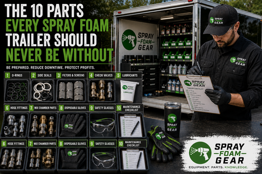 The 10 Spare Parts Every Spray Foam Contractor Should Keep in Their Trailer