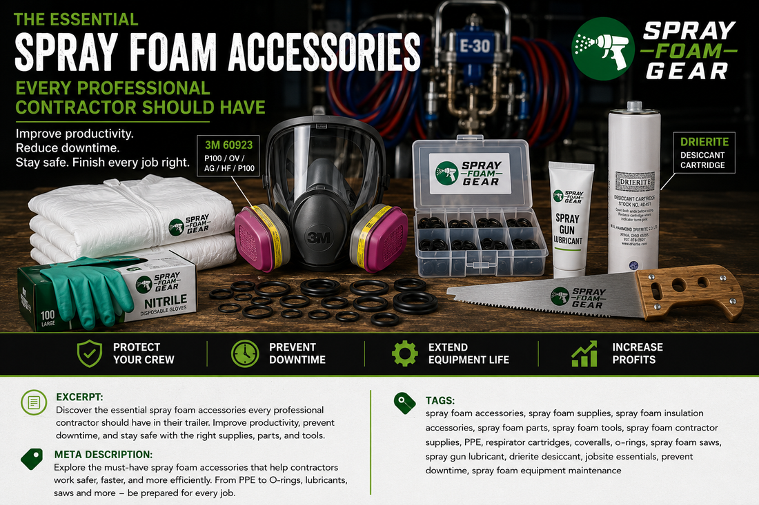 The Essential Spray Foam Accessories Every Professional Contractor Should Have