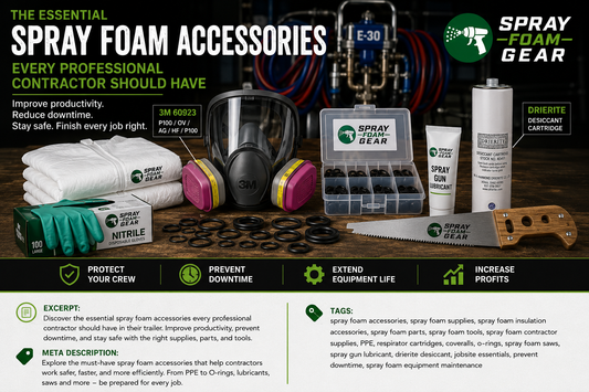 The Essential Spray Foam Accessories Every Professional Contractor Should Have