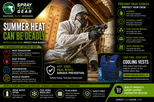 The Hidden Dangers of Working in Summer Heat: What Every Spray Foam Contractor Needs to Know