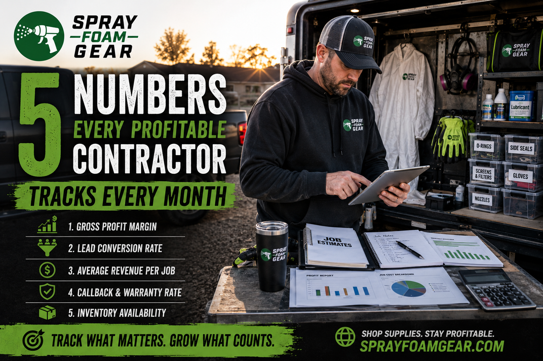 The Most Profitable Spray Foam Contractors Track These 5 Numbers Every Month