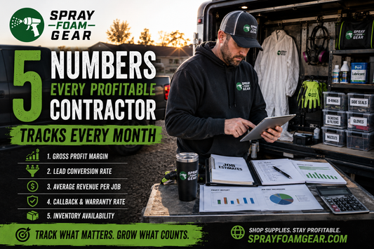 The Most Profitable Spray Foam Contractors Track These 5 Numbers Every Month