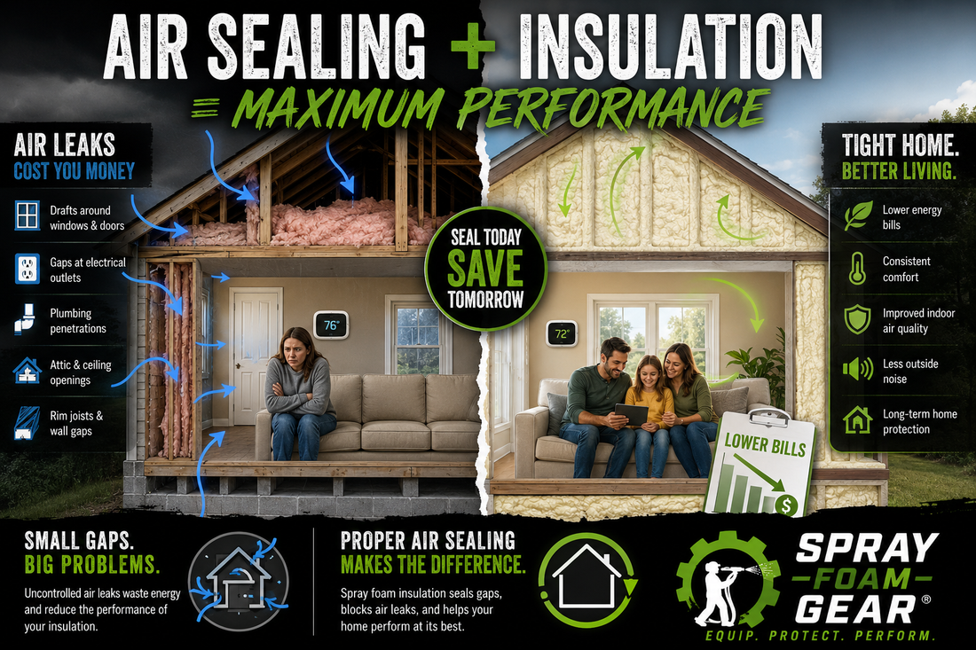Why Air Sealing Matters Just as Much as Insulation