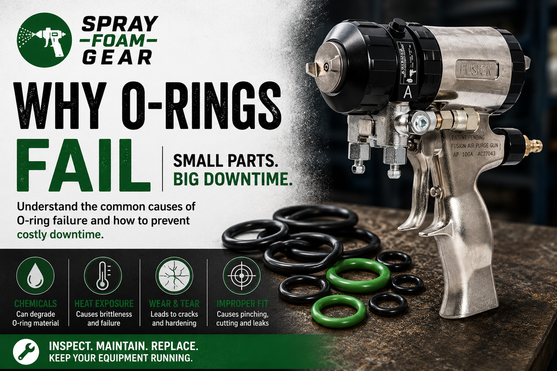 Why O-Rings Fail on Spray Foam Equipment (And How to Prevent It)