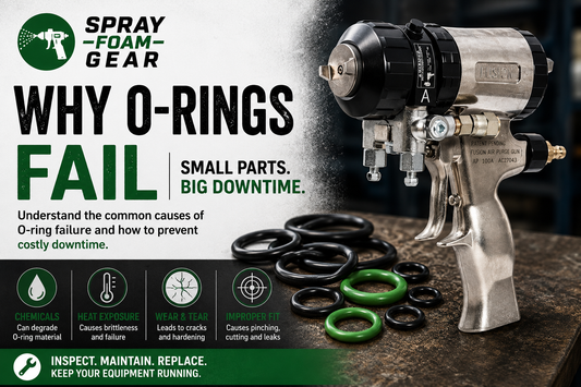 Why O-Rings Fail on Spray Foam Equipment (And How to Prevent It)