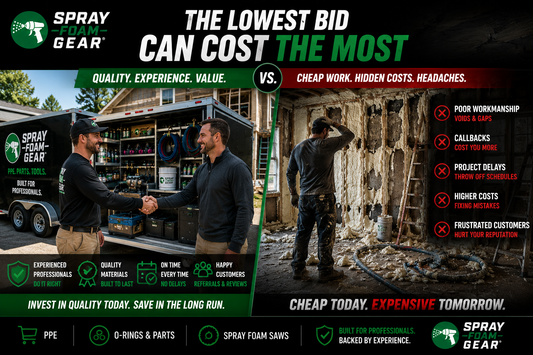 Why the Lowest Spray Foam Bid Often Costs the Most