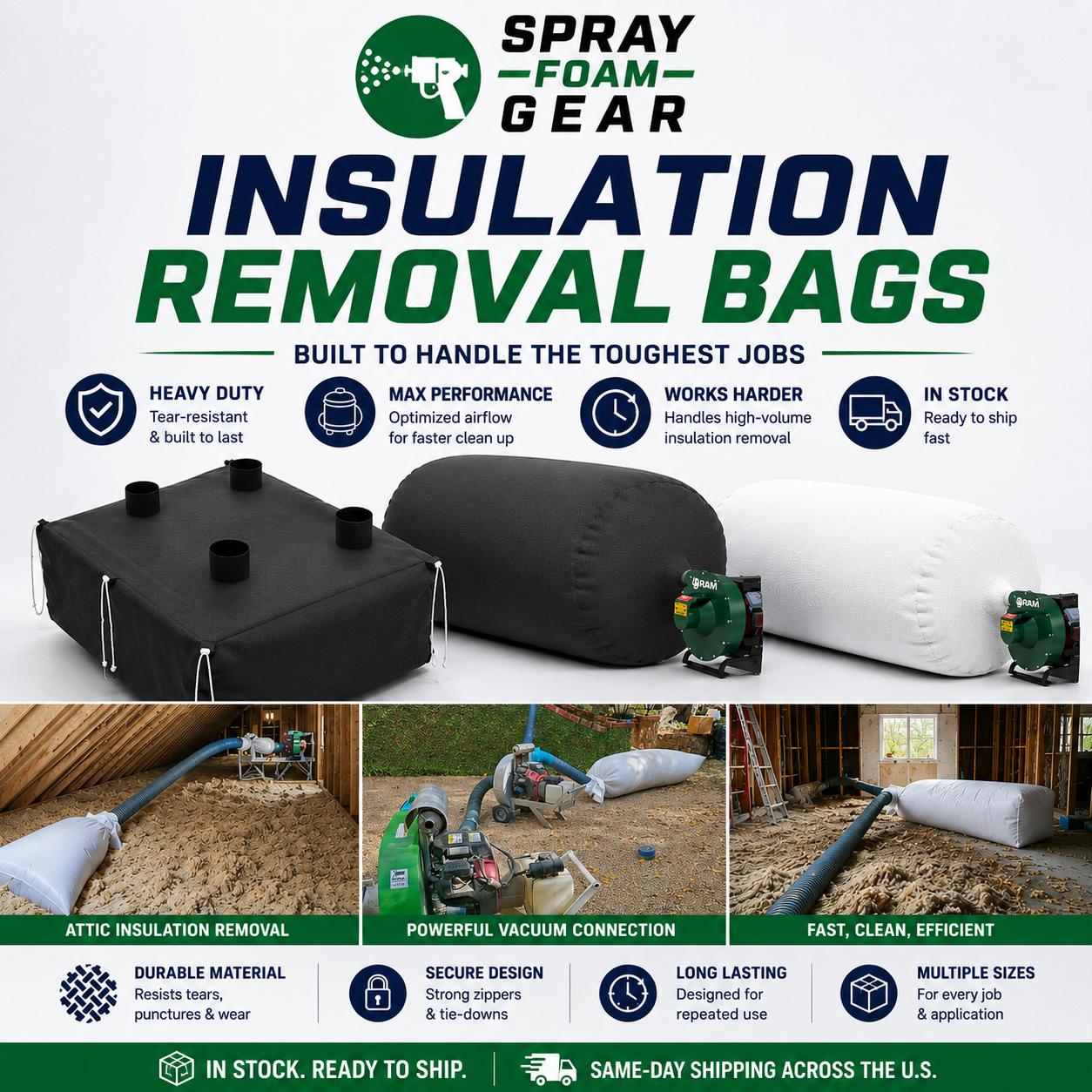Insulation Removal Bags