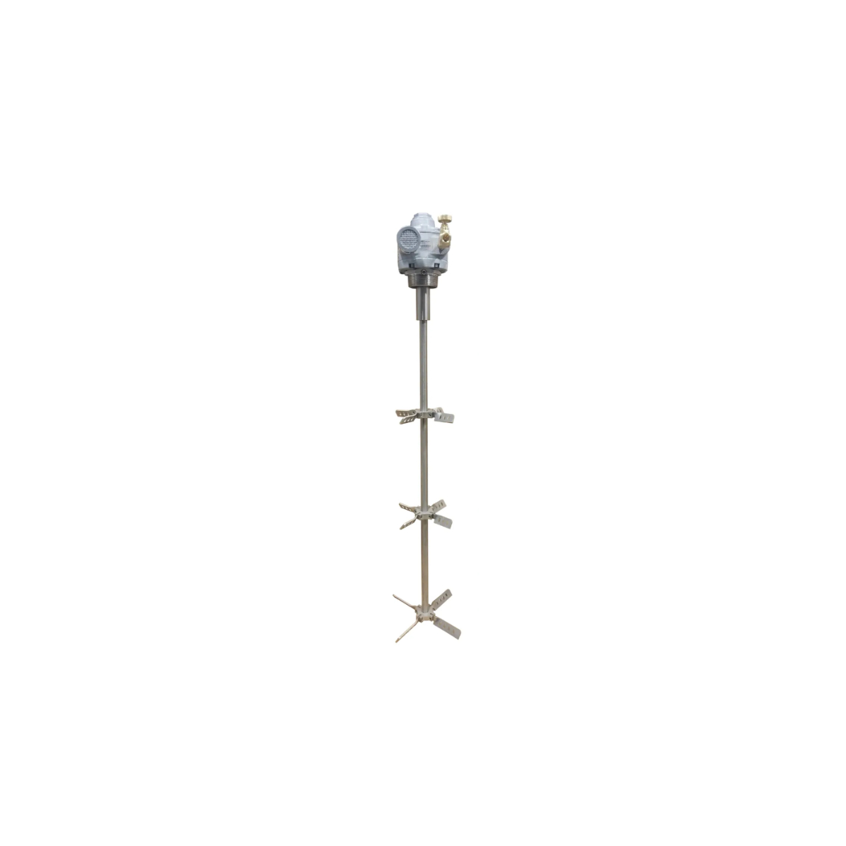 Image of Air powered 55 Gallon Drum Mixer on a white background