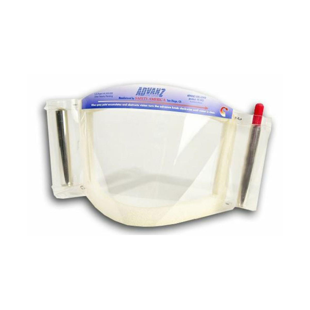 Advanz Lens Respirator mask protector on a white background
